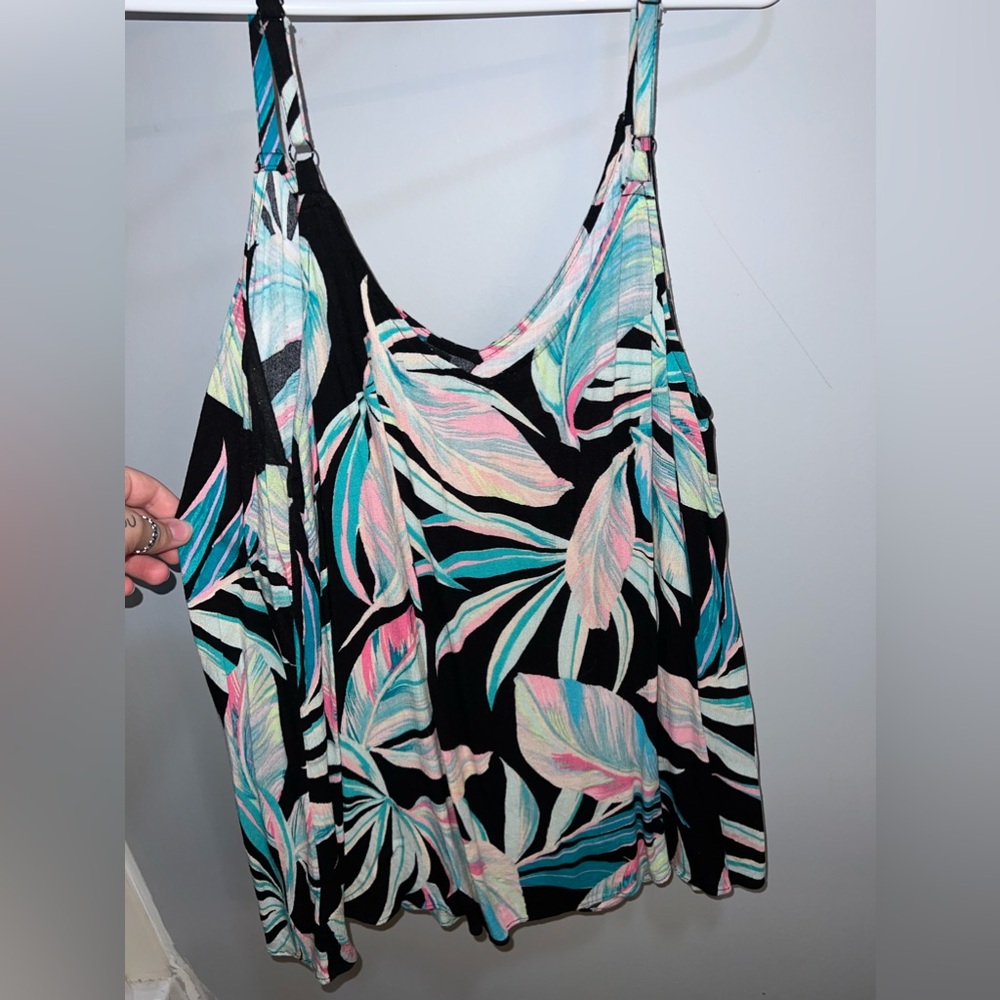 Torrid Sophie crinkle gauze swing cami tank